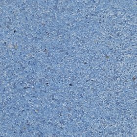 SGM — Diamond Brite Jewels® — Blue Topaz. Square chip of Blue Topaz pool finish, varying shades of blue aggregate on a pale blue cement.