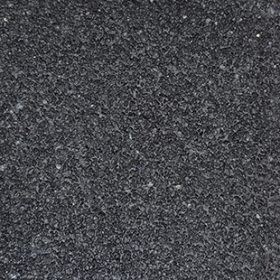 SGM — Diamond Brite Jewels® — Obsidian. Square chip of Obsidian pool finish, varying shades of black aggregate with some white aggregate mixed in on a dark cement base.